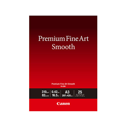 FA-SM1 Premium Fine Art Smooth A3 (25 sheets)