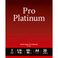 PT-101 Photo Paper Pro Platinum A4 (20 sheets)
